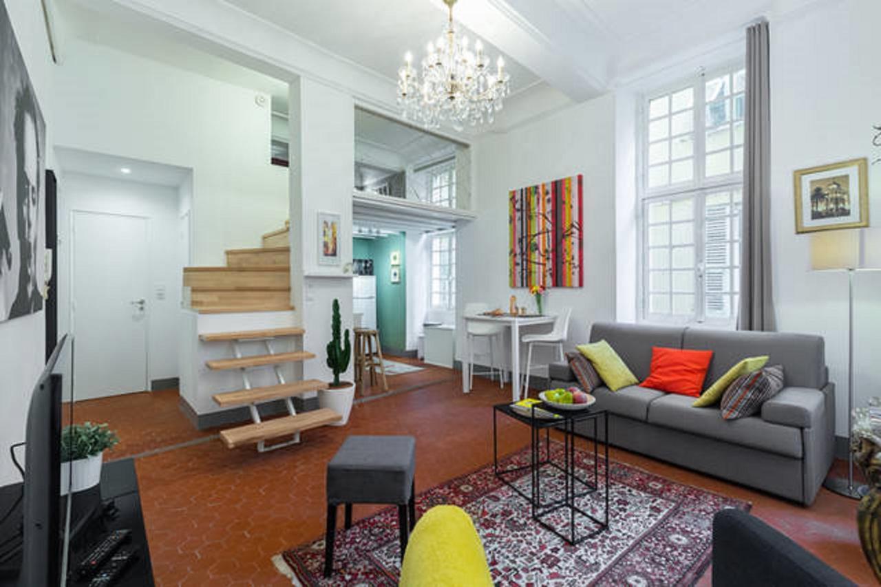Le Colonna - Grand Studio En Duplex, Refait A Neuf, Vieux-Nice Old Town Apartment Екстериор снимка